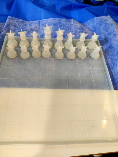 Resin chess mold plus new coaster mold Carousel 1