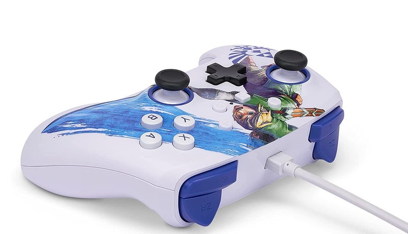 Nintendo Controller PowerA Switch Master Sword Attack Mappable Buttons 10FT Cord63615589118339113