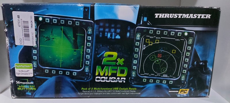 Thrustmaster Hotas Warthog + MFD Cougar Carousel 5