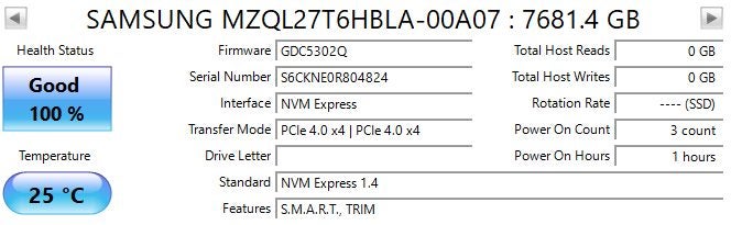 Samsung PM9A3 7.68TB NVMe Gen4x4 U.2 2.5-inch SSD Carousel 2