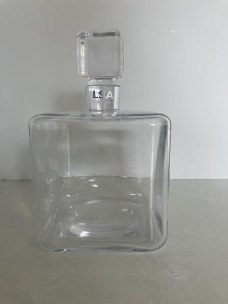 Stylish LSA International handmade Cask Whisky Square Decanter - 1 Litre63840389554947110
