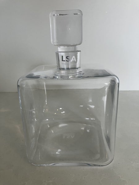 Stylish LSA International handmade Cask Whisky Square Decanter - 1 Litre63840389554947112