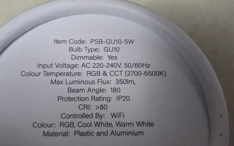Bulk RGB Mood Control Lighting (Energy saving Led 5W) Carousel 8
