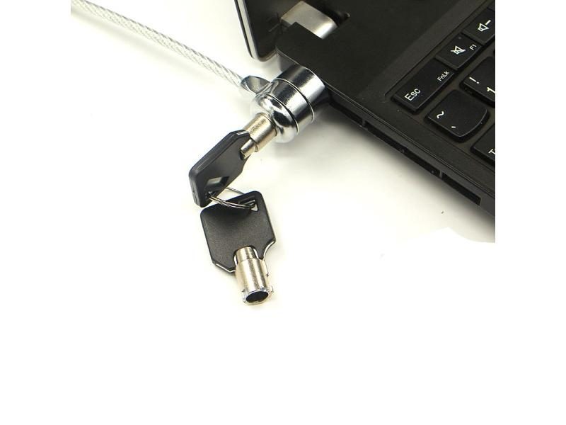New Notebook Laptop Computer Lock Security Cable Chain With Key Carousel 1