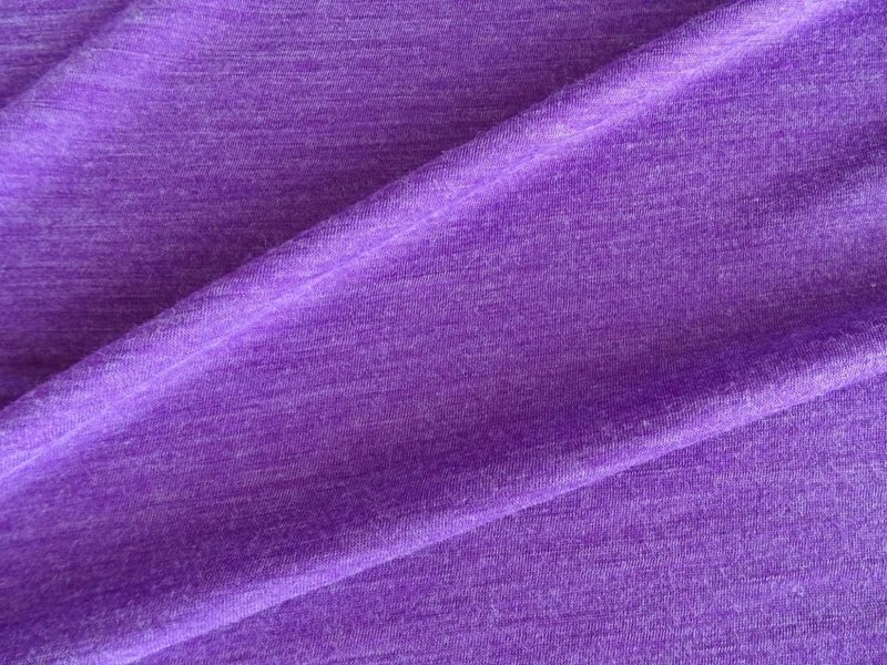 Reduced 1m Monaco Lilac 75% Merino 25% Polyester 180g Jersey knit fabric Carousel 1