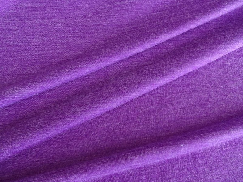 Reduced 1m Monaco Lilac 75% Merino 25% Polyester 180g Jersey knit fabric Carousel 2