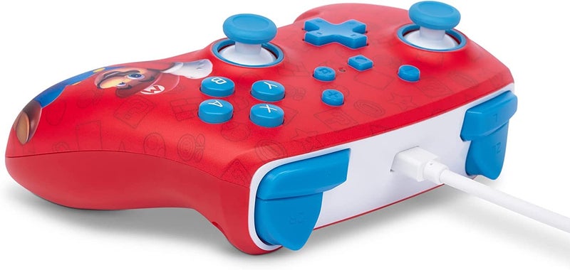 Controller Nintendo PowerA Wired Woohoo Super Mario For Switch Gaming Buttons63615433520385112