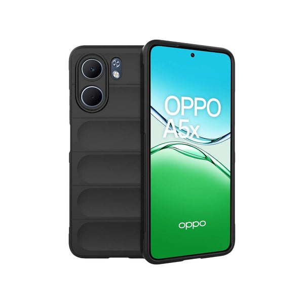 Oppo A5x Full Protective Cover Case - Black | Magic Shield Series Carousel 1