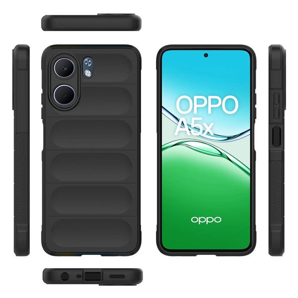 Oppo A5x Full Protective Cover Case - Black | Magic Shield Series Carousel 2