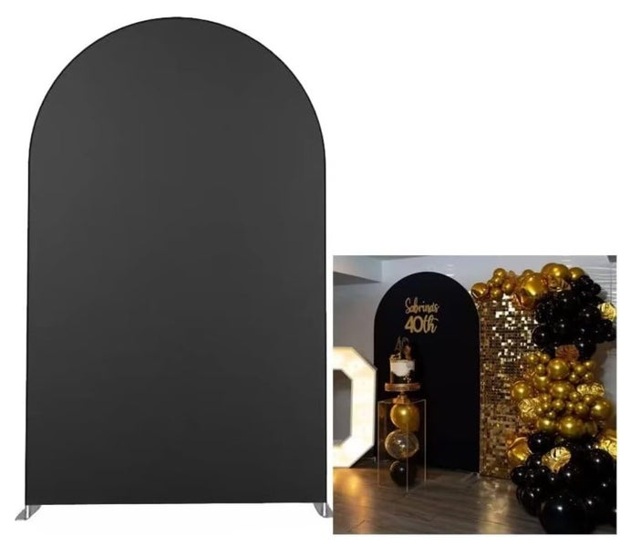 Spandex Wedding Arch Cover Backdrop - 180x80cm Carousel 1
