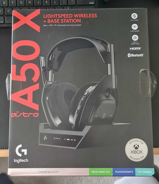Astro A50 X LIGHTSPEED Wireless Gaming Headset + Base Station (Black)636151047893771116