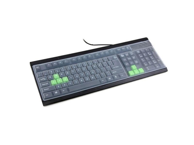 Universal Waterproof Dustproof Silicone Desktop Computer Keyboard Cover Skin Carousel 1