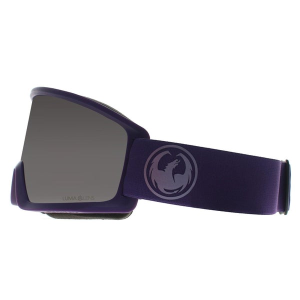 Dragon Ski Goggles DX3 Plus OTG 508 Deep Plum Lumalens Silver Ionized & Violet Carousel 2