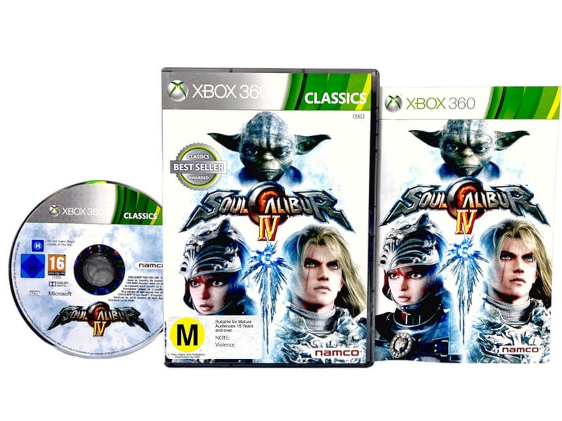SoulCalibur IV (Soul Calibur IV) XBox 360 *MINT COMPLETE* Carousel 1