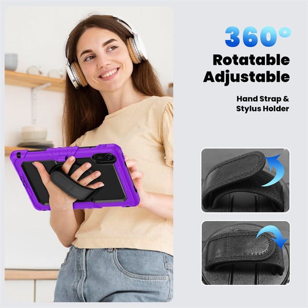 Xiaomi Redmi Pad 2 11 inch 2025 Drop Protection Case-Purple Black Carousel 2