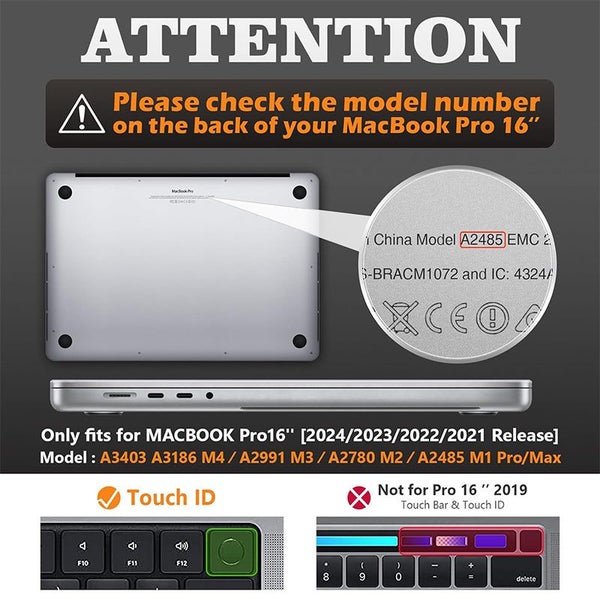 MacBook Pro 16 inch 2021-2024 PU Leather Folding Stand Laptop Case-Pink Carousel 2