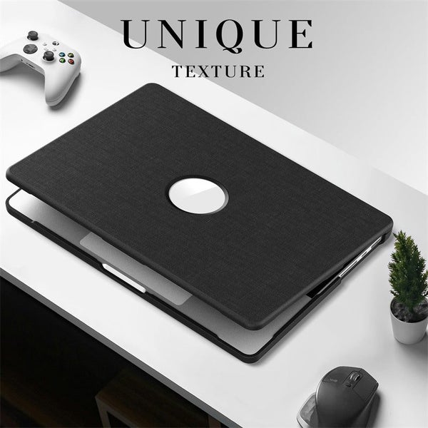 MacBook Pro 14 inch 2021-2024 Fabric Folding Stand Laptop Case-Black Carousel 8