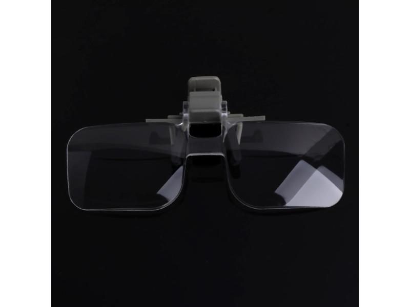 2X Glasses Style Magnifier Magnifying Glass With Clip For Reading Carousel 1