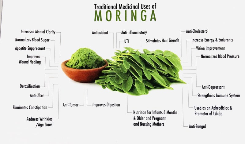 Organic Moringa 120 Veggie Capsules 500mg Carousel 3