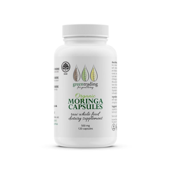 Organic Moringa 120 Veggie Capsules 500mg Carousel 1