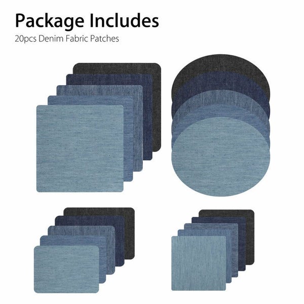 Carft DIY Repair Iron On Denim Fabric Patches Carousel 2