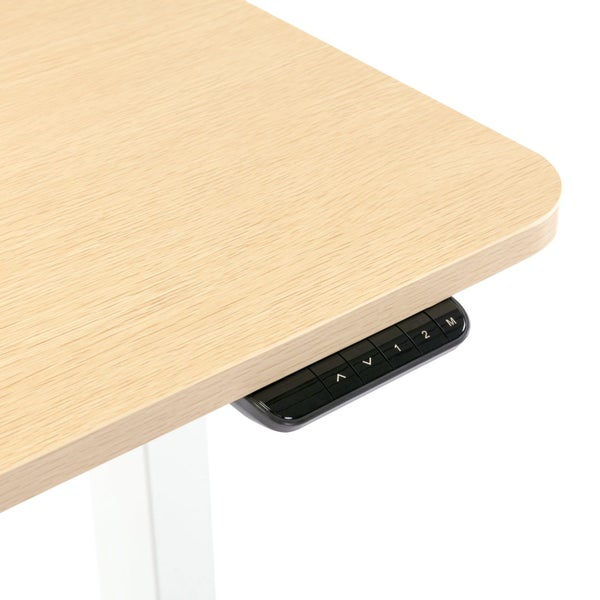 1.2M Sit And Stand Desk In Natural Carousel 3