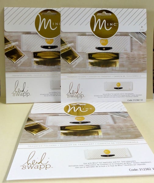 Heidi Swapp MINC Transfer Folders Triple Pack 6x6 - HS-370 Asstd9 Carousel 1