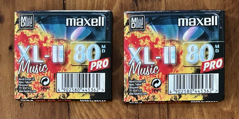 Sealed Maxell Recordable MiniDisc XL-II 80 mins Carousel 1