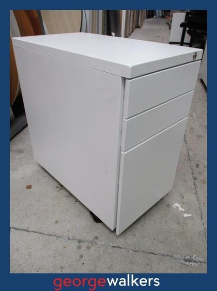 PR5723 - White Metal Slimline Mobile Drawers RRP $300+ Carousel 1