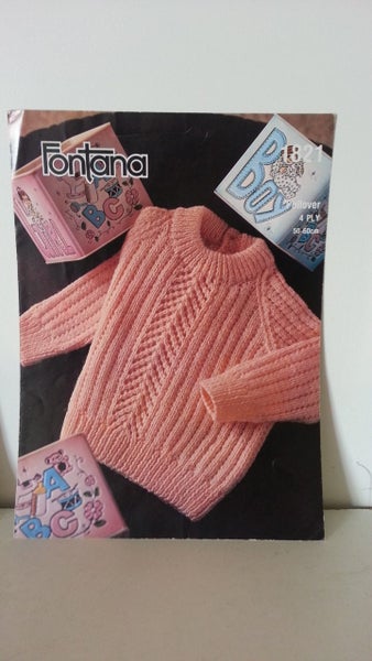 CHILDS JUMPER KNITTING PATTERN Fontana 1821 Carousel 1