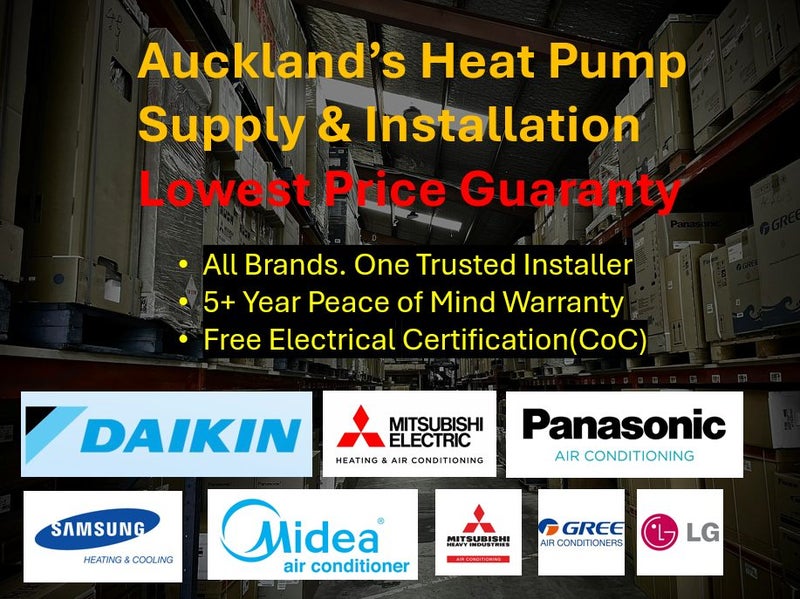 Lowest Price on Heat pump, Aircon Supply & Installation in Auckland Area Wide63740693427842111