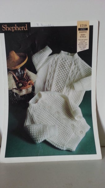 JUMPER & CARDIGAN KNITTING PATTERN Shepherd1719 Carousel 1