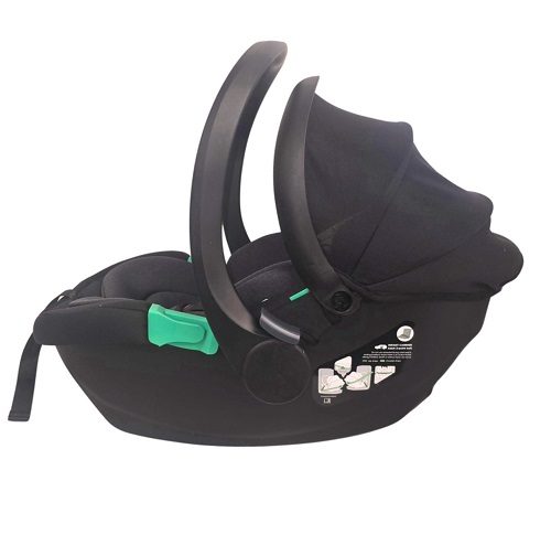 Neeva i-Size Infant Capsule - Black/Grey ( IC377) Carousel 2