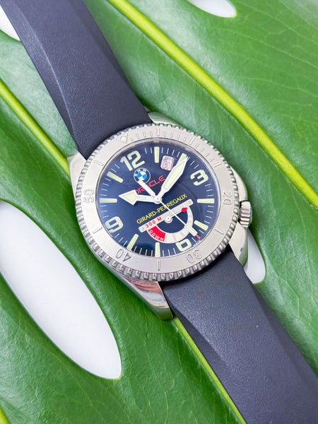 Girard Perregaux Sea Hawk II BMW Oracle Racing TEAM WATCH Steel Wristwatch B&P Carousel 1