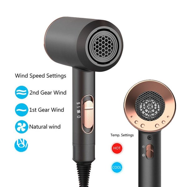 Professional Ionic Hair Dryer with Diffuser, Quick Dryer High Speed Hair Dryer Carousel 7