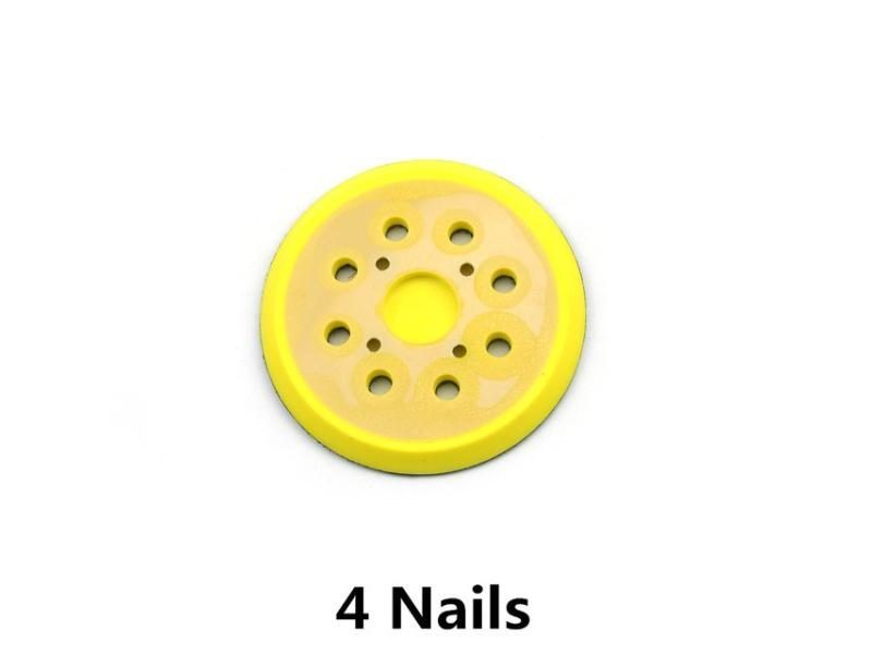 5 Inch 125mm 8 Holes 3/4 Nails Backing Pad Hook Loop Sanding Pads For Fits Air Carousel 1
