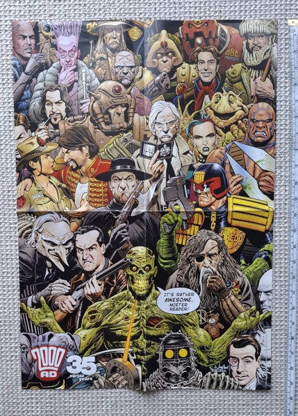 4 x Judge Dredd posters (2 x poster mags, 2 poster) - never been hung Carousel 1