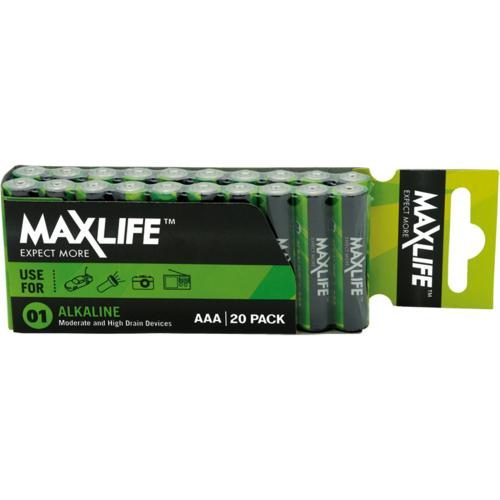 Maxlife BATAAA-A AAA Alkaline 20 Pack [BATAAA-A] Carousel 1