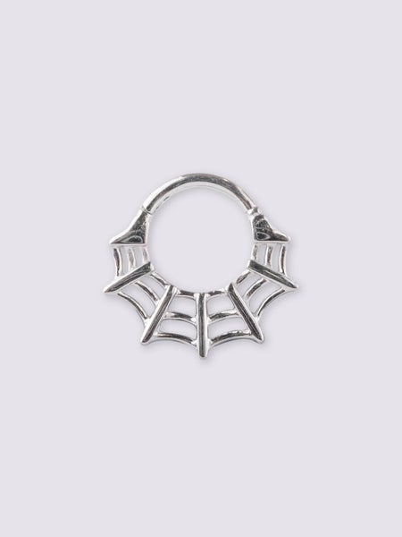 Spiderweb Hinged Ring 16G Carousel 1