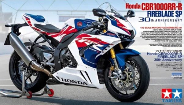 Tamiya 14141 1/12 Honda CBR1000RR-R Fireblade SP 30th Anniversary Carousel 1