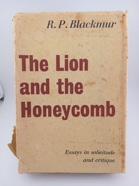 The Lion and the Honeycomb by R. P. Blackmur64451841727106110