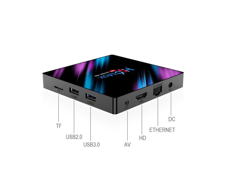 Android 9.0 TV Box H96 Max Rockchip RK3318 4K Smart TV Box 2.4G&5G Wifi BT4.0 Carousel 6