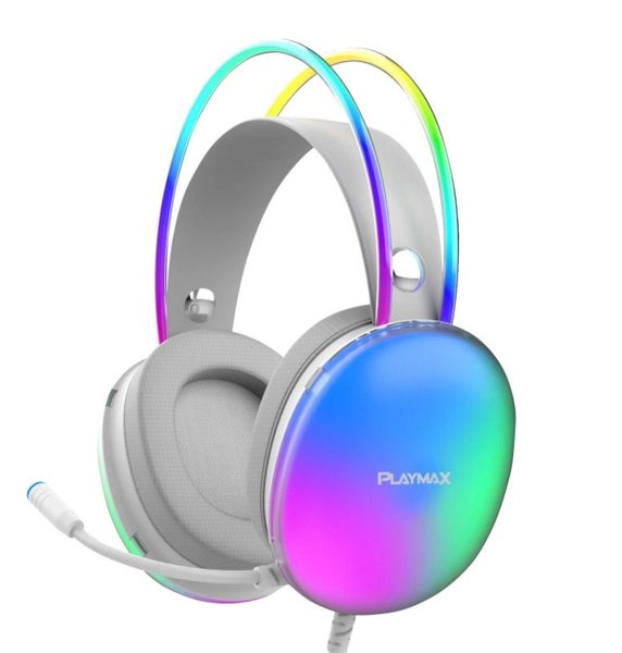 Gaming Headphones Gaming Playmax Aurora Rainbow Back Light Just Plug In & Play63615755829505112
