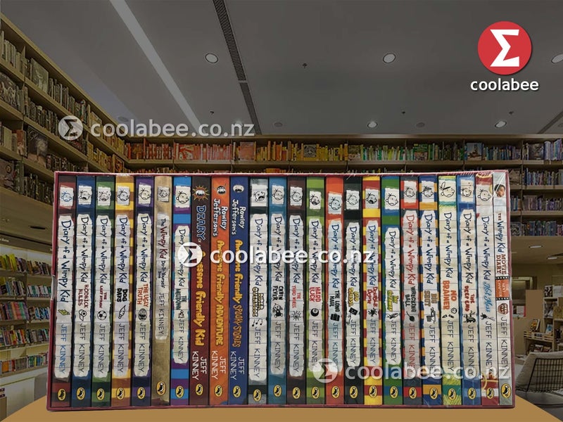 Diary of a Wimpy Kid Box of Books 1-24 Paperback Carousel 2