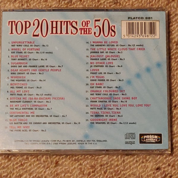 Top 20 Hits of the 50's Carousel 2