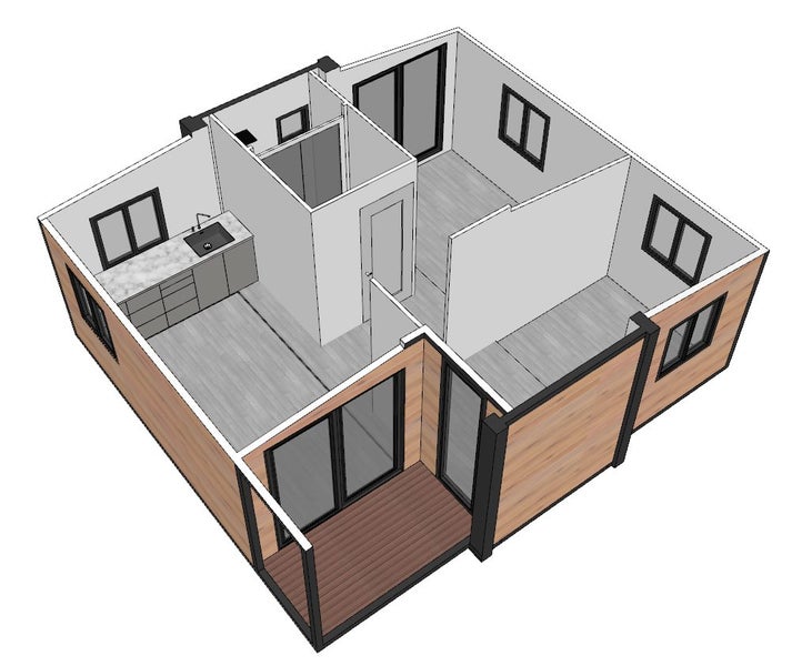NZ STOCK SPECIAL – Expandable 2-Bedroom Cabin + FREE ROOF! Carousel 7