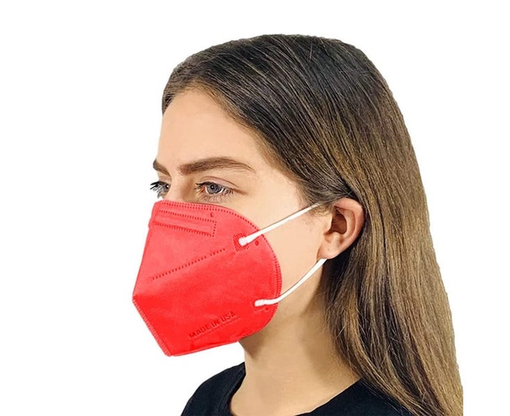 50 Pack Adults Disposable Face Mask -Red Carousel 2