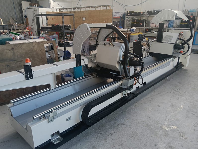 2021 FOM Industrie BLITZ ALVA 500 Double Head Mitre Saw for Aluminium and PVC63616356465539111