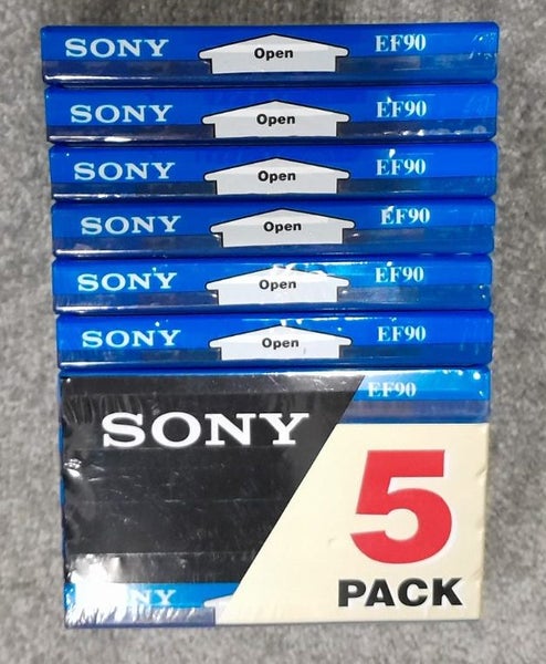 10 + 1! Sony EF90 min Blank Audio Cassette Tapes (new/sealed) Carousel 8