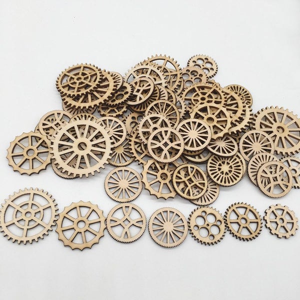 Wooden Blank Disc Tag DIY Craft Carousel 6